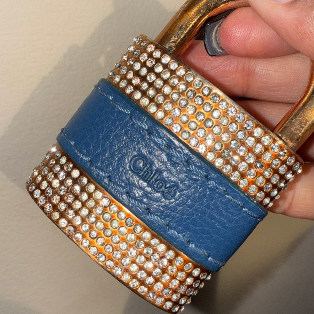 RARE Crystal Chloé padlock for paddington bag